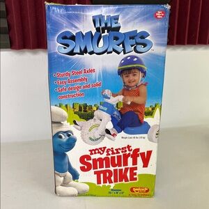 My First Smurfy Trike - Blue and White